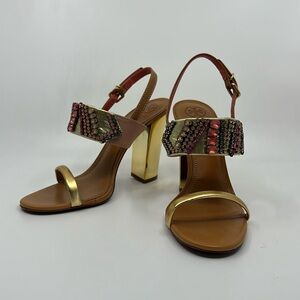 Tory Burch High Heels Leather Sole Shoes